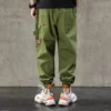 Single Road Mens Cargo Pants Men Fashion Green Hip Hop Joggers Korean Japanese Streetwear Trousers Male Baggy Pants For Men - Image 6