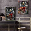 Mickey Minnie Fashion Graffiti Love Dance Disney Comic Pop Art Wall Canvas Painting Street Wall Posters Prints Living Room Decor - Image 2