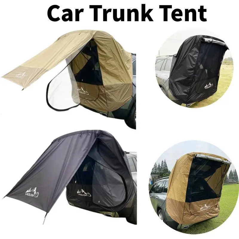 Car Trunk Tent for Camping Waterproof Sun Protection Auto Awning SUV Car Tail Tent Camp bed Shade Awning Camping supplies