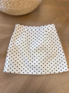 Fashion Simple Chic Pokal Dots Skirt Spring Summer High Waist A-Line Skirt Cozy Office Lady Clothes Korean Streetwear New Design - Image 3