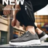 Fashion Men Casual Shoes Outdoor Breathable men's Running sheos Mesh Black Non-slip male sneakers Jogging Tennis Athletic Shoes - Image 8