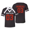 Men T-shirt Baru Kaus Pria/Wanita Atasan Anak-anak Pakaian MORIYAMA KNOX Jersey Cosplay The Foxhole Court Edgar Allan Ravens Lac - Image 4