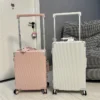 High-end fashion aluminum frame luggage export Japan super quiet universal wheel travel box 20 "men's and women's pull rod box - Image 3