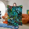 tour new taylor eras swifts 2023 Throw Blanket Luxury Designer Blanket For Decorative Sofa Fluffy Soft Blankets - Image 5