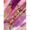 Silk Printed Sleeveless V-neck Slim Dress 2024 Summer Beach Temperament Holiday Mulberry Silk Long Dresses - Image 3