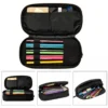 Large Capacity Pencil Pouch Beyonce World Tour PURE HONEY Office Accessories Double Layer Pen Case Women Makeup Bag Gift - Image 4