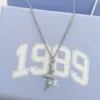 Star Surrounding Fashion Magazine Series Jewelry. Taylor Swift S925 Seagull Necklace 1989 Commemorative Collar Chain - Image 2