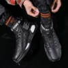 Men's Casual Running Shoes Men Breathable High Top Shoes Luxury Men's Sneakers Thick Sole Breathable Mandarin Duck Bape Shoes - Image 4