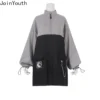 2023 Vestidos De Mujer Fashion Woman Dress Y2K Clothes Strap Belt Chain Loose Casual Sweatshirt Dresses Sets Korean Robe Femme - Image 4