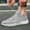 Fashion Men Casual Shoes Outdoor Breathable men's Running sheos Mesh Black Non-slip male sneakers Jogging Tennis Athletic Shoes - Image 3