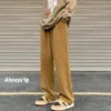 LAPPSTER-Youth Y2k Black Heavy Weight Joggers Pants 2023 Korean Fashions Japanese Streetwear Sweatpants Harajuku Vintage Pants - Image 4