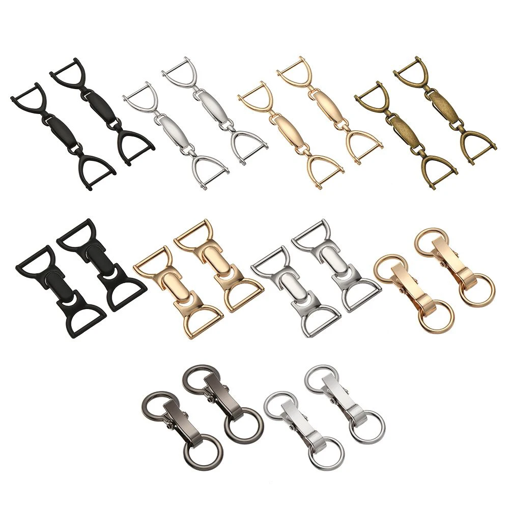 New Fashion Alloy Shoes Buckles Metal Shoe Chain Metal Buckles DIY Shoes Bag Belt Buckle Garment Hardware Clothing Accessories
