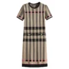 Women Dresses Spring Summer Short Sleeve Fashion Striped Slim Sweater Tunics Female Vintage Chic Vestidos - Image 3