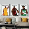 Mic Hael Ko-be Color Famous Basketball Player Poster Canvas Painting Modern Wall Art Picture Study Home Decor Gifts for Fans - Image 3