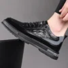 Men's Shoe Trend Versatile Casual Shoes Korean-style Outdoor Sneakers New Style Mens Vulcanize Shoes Genuine Leather Board Flats - Image 4