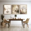 Jesus Poster Modern Christian Motivational Earth Tone Verse and Bible Sketch Canvas Painting Wall Art for Living Room Home Decor - Image 2