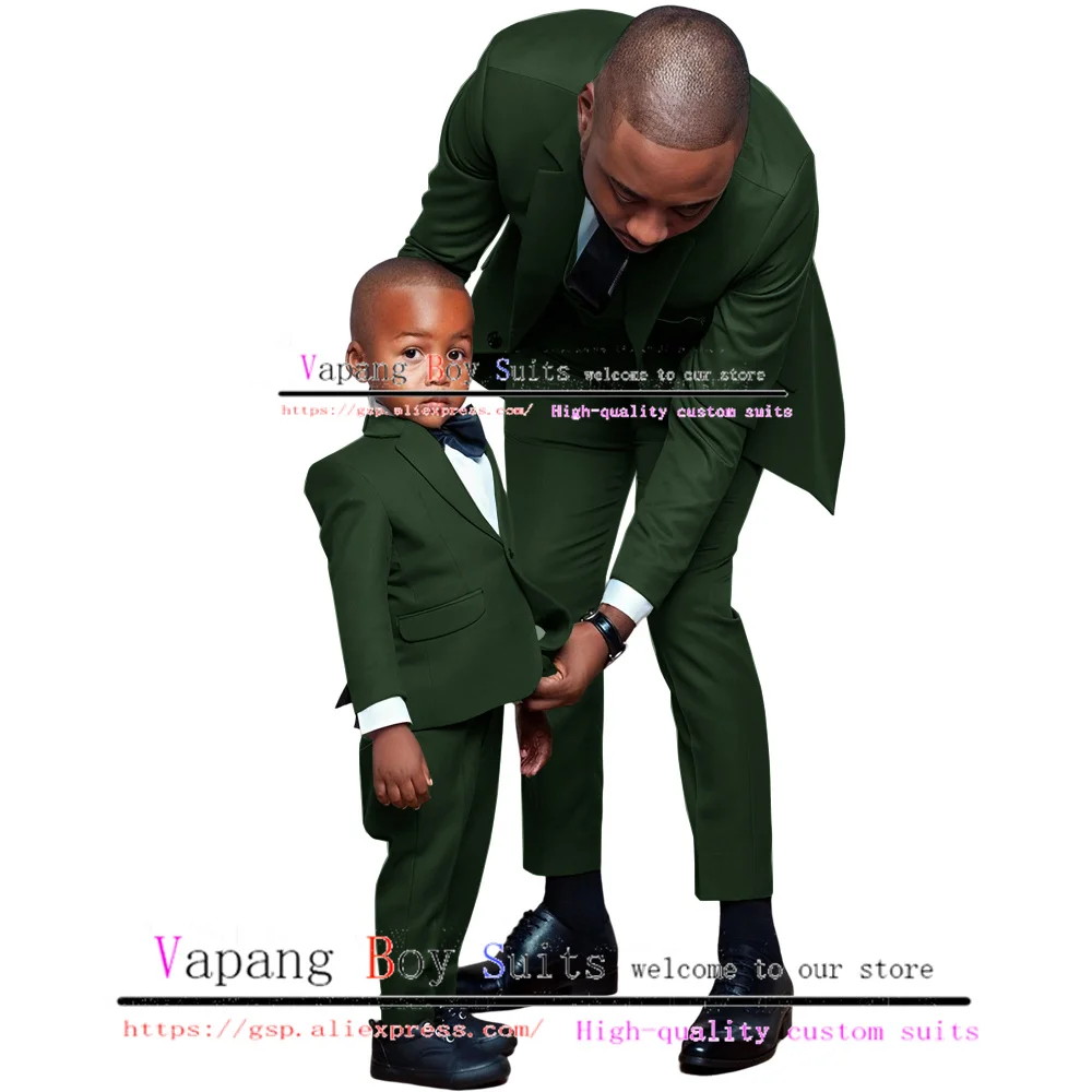 Boys Suits 2 Piece Pants Jacket Formal Slim Fit Wedding Tuxedo Kids Blazers Child2-16 Years Clothes