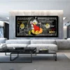 Scrooge McDuck 100 Dollars Pop Art Canvas Posters and Prints Modern Money Graffiti Art Paintings on the Wall Art Pictures Cuadro - Image 2