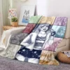 Popular female singer Tai Cartoon Comic Pattern Blanket Star Art FlannelThin BlanketPortable HomeTravelOffice LunchBreak Blanket - Image 6