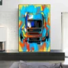 Luxury Racing Graffiti Art Canvas Painting Abstract Colorful Sports Car Poster Club Wall Art Picture Gaming Room Home Decoration - Image 2