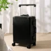 Fashion Rolling Luggage Wide Handle Travel Suitcase Unisex Trunk Large Capacity Silent Universal Wheel Aluminum FrameTrolleyCase - Image 4