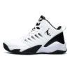 Leather Men's High Top Sneakers Basketball Shoes Men 2024 Unisex Sports Breathable Anti-Slip - Image 2