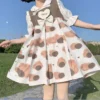 Japan Kawaii Jk Chic Dress Summer New Cute Elegent Party Dress Female Y2k Vest Girly Harajuku Mini Vestidos Sweet Dress Clothes - Image 6