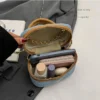 2024 Summer Lingge Small Fragrant Style Handbag Retro High end Simple Shoulder Bag French Small Crowd Chain Crossbody Bucket Bag - Image 5