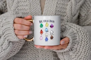 Swift Eras Tour 2023 coffee Mug Taylor tour cute little ghost album mug For fans who love Taylor's music Taylor Fun Coffee Mug - Image 4