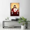 Sacred Heart of Jesus Poster God Christ Religious Catholic Photo Wall Art for Church Print On Canvas Painting Artwork Home Decor - Image 2