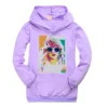 Autumn Winter Hoodie Kids Taylor The Eras Tour Boys Girls Sweatshirt Midnight Album Swift Print Hooded Street Clothing Pullover - Image 3