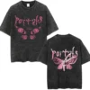 Melanie Martinez Portals Washed T Shirt Summer Vintage Casual T-Shirt Women Men Hip Hop Tops Best Accessory for Music Fans Tees - Image 2