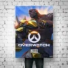 Classic Overwatch Video Game Canvas Art and Wall Art Poster Picture Print Modern Family bedroom Decor Posters - Image 2