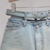 2024 New Women's Denim Skirt Style Retro Slim Fit Korean Sweet and Fashionable Spring/summer - Image 5