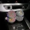 Car Supplies Novelty Mini Car Trash Garbage Bin Bling Girly Car Accessories Coin Storage Cup Container Glitter Plastic Trash Can - Image 3