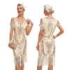 1920s Vintage Dress Summer Fringe Beaded Great Gatsby Flapper Dress Party Cocktail Prom 30S Dresses Tassels Sequin Size S-3XL - Image 3