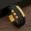 Classic Men's Leather Bracelet New Style Hand-woven Multi-layer Combination Accessory Fashion Man Jewelry Wholesale Dropshipping - Image 5