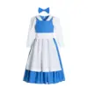 BELLE Provincial Village Costume Blue Deluxe CHILD princess dress