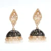 Boho Gypsy Pink Carved Indian Earrings 2020 Womens Jewelry Retro Pearl Tassel Ladies Jhumka Earrings Orecchini - Image 5