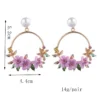 Vintage Boho India Ethnic Water Drip Hanging flower Dangle Drop Earrings for Women Female New Wedding Party Jewelry Accessories - Image 3