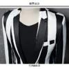 Brand M-5XL New Tide Men Black White Zebra Stripe Blazer Male Stage Wear Masculino Slim Fit Fashion Casual Suit Jacket - Image 4