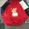 Women Sweatshirt Hoodie Kpop Korean Cute Corgi Dog Graphic Hoodies Dropshipping Harajuku Loose Oversized Hip Hop Kawaii Clothes - Image 4