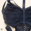 Rosetic Women Black Sheer Knit Net Mesh Sexy Women Swimwear One Piece Swimsuit Female Bather Bathing Suit Swim Halter - Image 5