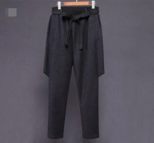 Men's casual pants hanging crotch pants 2020 autumn and winter new thick loose woolen bloomers baggy harem pants - Image 4