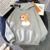 Women Sweatshirt Hoodie Kpop Korean Cute Corgi Dog Graphic Hoodies Dropshipping Harajuku Loose Oversized Hip Hop Kawaii Clothes - Image 6