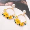 Vintage Boho India Ethnic Water Drip Hanging flower Dangle Drop Earrings for Women Female New Wedding Party Jewelry Accessories - Image 6