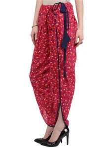 Harem Pants Dhoti for Women India Nepal Thailand Costume Cotton Printed Indian Dance Veshti Vetti Dhuti Dhotar Trousers - Image 2