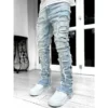 Men's Jeans Street Fashion Splitting Split Spring and Autumn Fashion Versatile Retro Style Men's Loose Straight Leg Jeans - Image 2