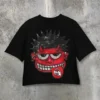 Harajuku high street couples graphic y2k tops cartoon demon graphic t shirts print oversized gothic streetwear goth men clothes - Image 2