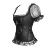 Women Corsets Wedding Corset Bustier with Sleeves Sexy Goth Basques Breathable Lace Trim Bustiers Holiday Party Clubwear Costume - Image 2